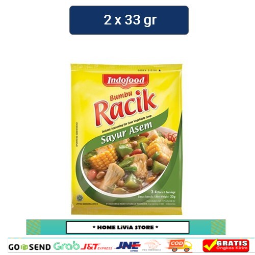 

Indofood Bumbu Racik Sayur Asem 2 x 33 gr