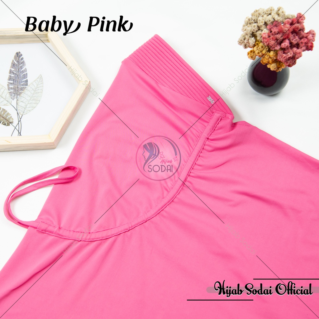KHIMAR SERUT JOKOWI M | BERGO ADIBA UKURAN M-Baby Pink