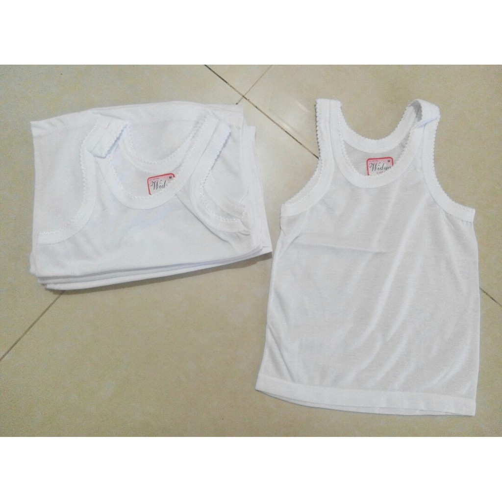 3 Pcs Singlet/Kaos Dalam Bayi/Baby Putih | Baju Bayi / Perlengkapan Bayi Baru Lahir