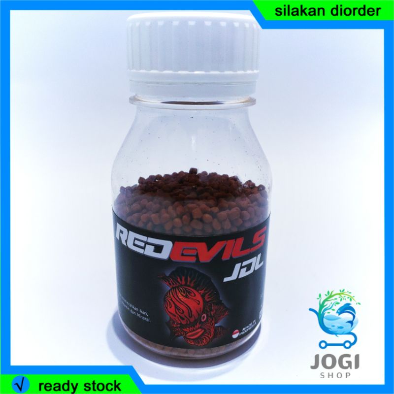 JDL RED DEVILS - Pakan Ikan Louhan 100 gram