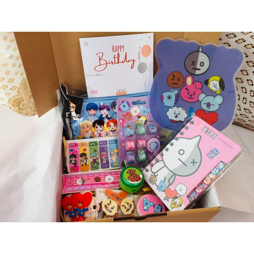 (HADIAHKUU.ID) KADO BTS 2/ KADO ULTAH / KADO ANAK BTS/ SOUVENIR BTS/ BOX BTS/ HADIAH BTS/ HAMPERS BT