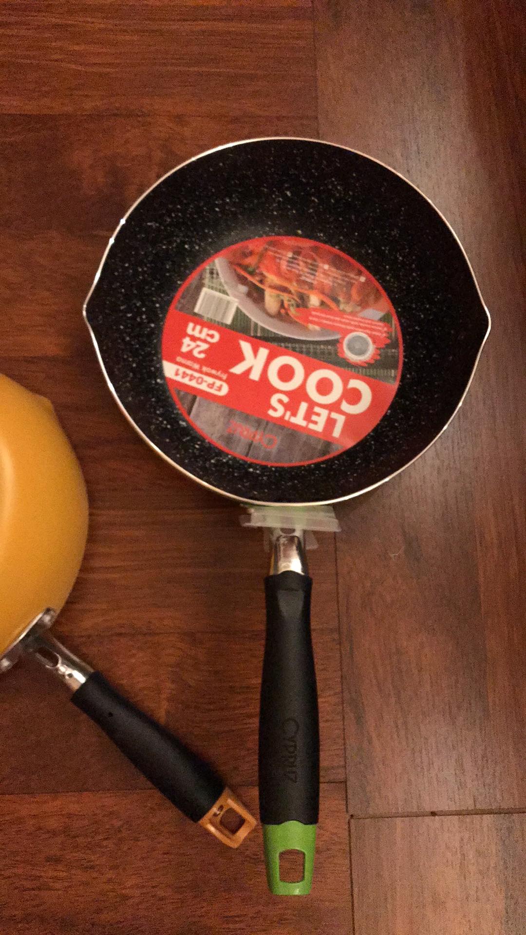 Cyprus Fry Wok Hijau 24cm 24 Cm Marble Aluminium Color Colour Series Wajan Penggorengan Anti Lengket