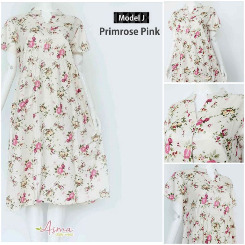 homedress asma daily wear / S / model J primrose pink