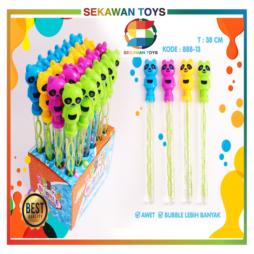 (BISA COD) Mainan Bubble / Bubble Sabun Stick Karakter Cartoon Tongkat Gelembung Busa Sabun Outdoor TERMURAH!!