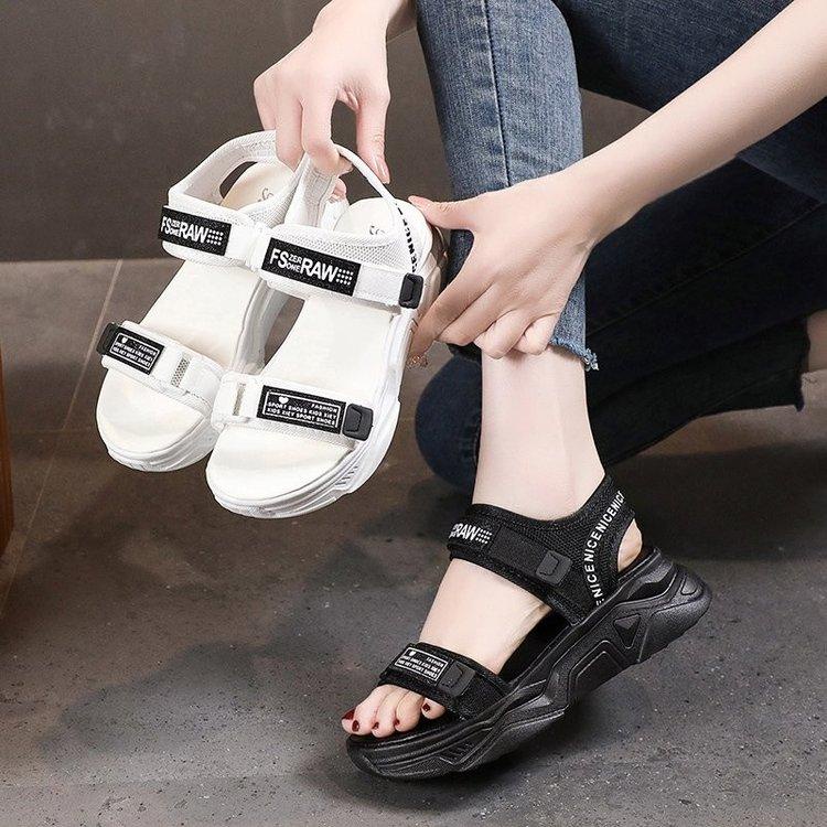 Free Box Sepatu Wanita Kekinian Sepatu Import Terlaris Sepatu Korea Sepatu Sandal Wedges Wanita Fashion  NS Y507