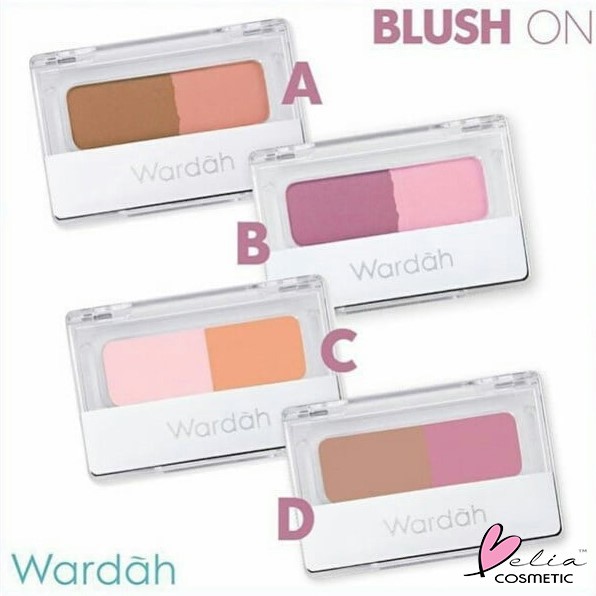 ❤ BELIA ❤ Wardah Blush On A | B | C | D 4g BPOM Halal