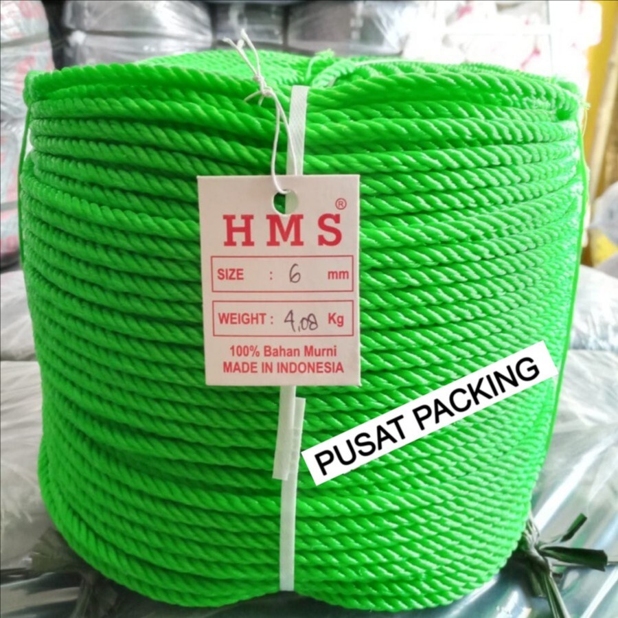 Tali Tambang Plastik 6mm +-200m/Tali Pengikat/Tali Plastik/Tambang 6mm