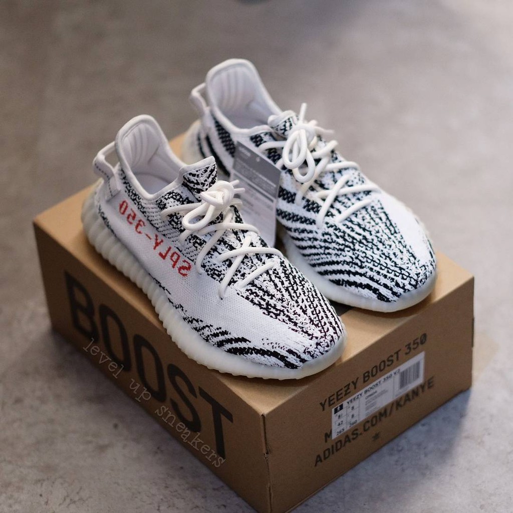 YEEZY Boost 350 V2 ZEBRA UA 1:1 Original (Bukan Mirror / Premium)