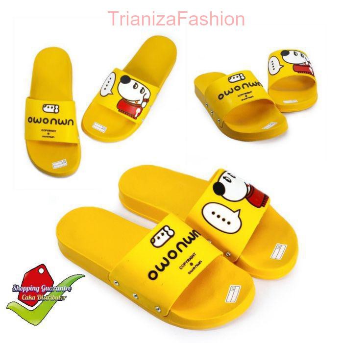 Sandal Wanita Cewek Perempuan Selop Snoppy Terbaru 2020