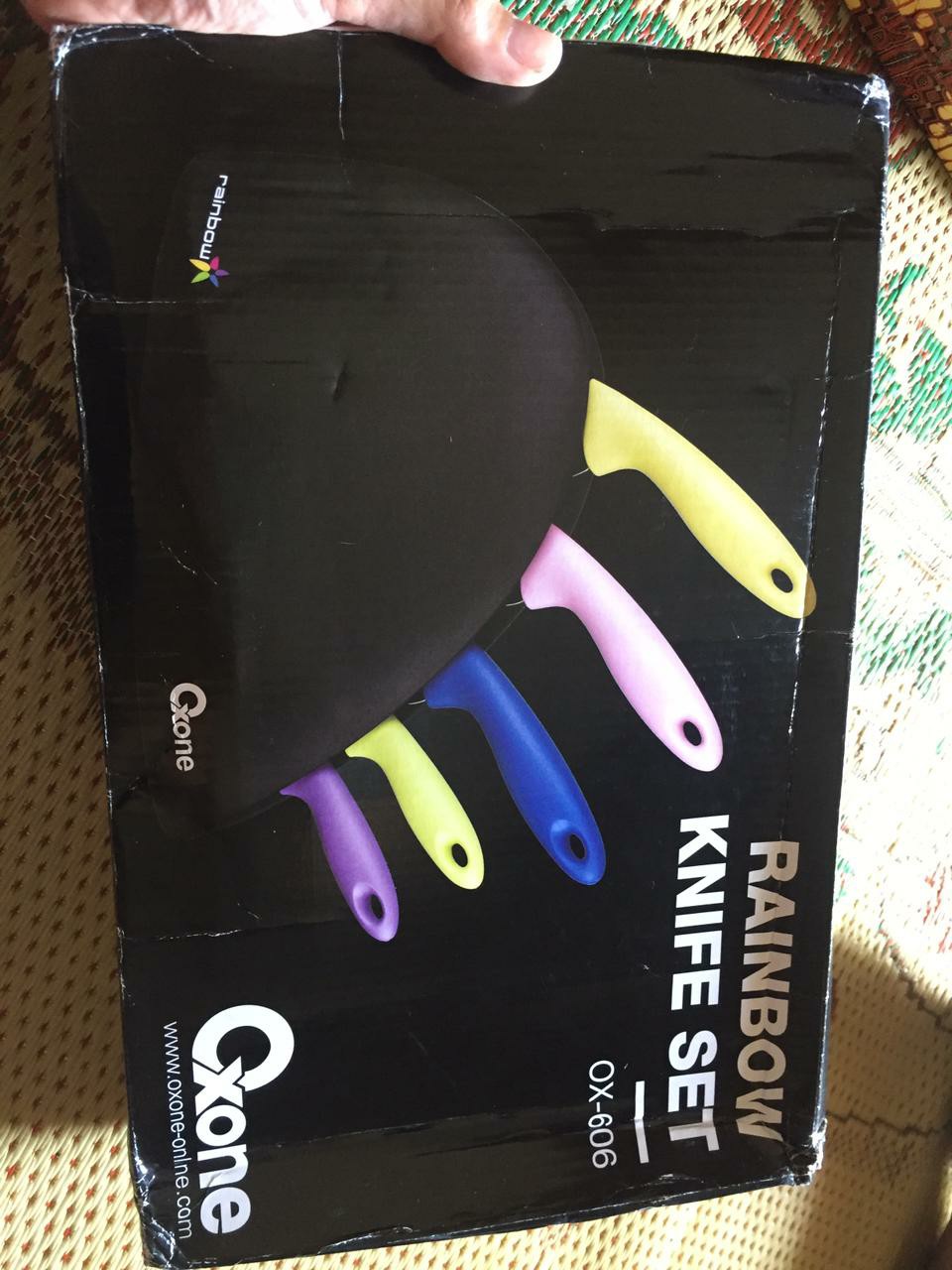 Na Oxone Pisau Dapur Set Rainbow Ox-606 | Ox 606 | Ox606