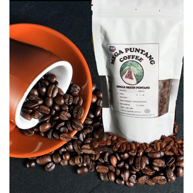 

Arabica Coffee Kopi Arabica Specialty Kopi Hitam Asli Gunung Puntang Mega Puntang Bubuk/ Biji 100 gr