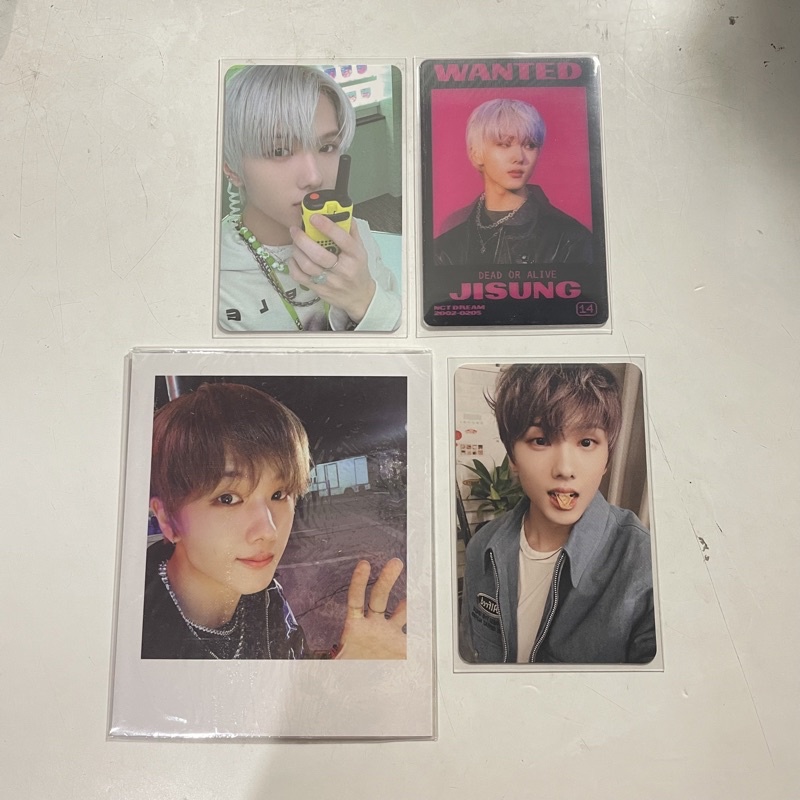 PC PHOTOCARD POLAROID JISUNG NCT DREAM GLITCH MODE BORING HOT SAUCE BEATBOX