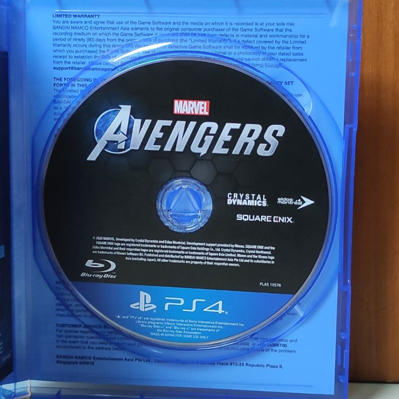 PS4 Avengers PS4 Kaset Marvel Avenger Playstation PS 4 5 CD BD Game captain america iron man hulk thor spiderman games Games Ps4 Ps5 Region 3 Reg Asia