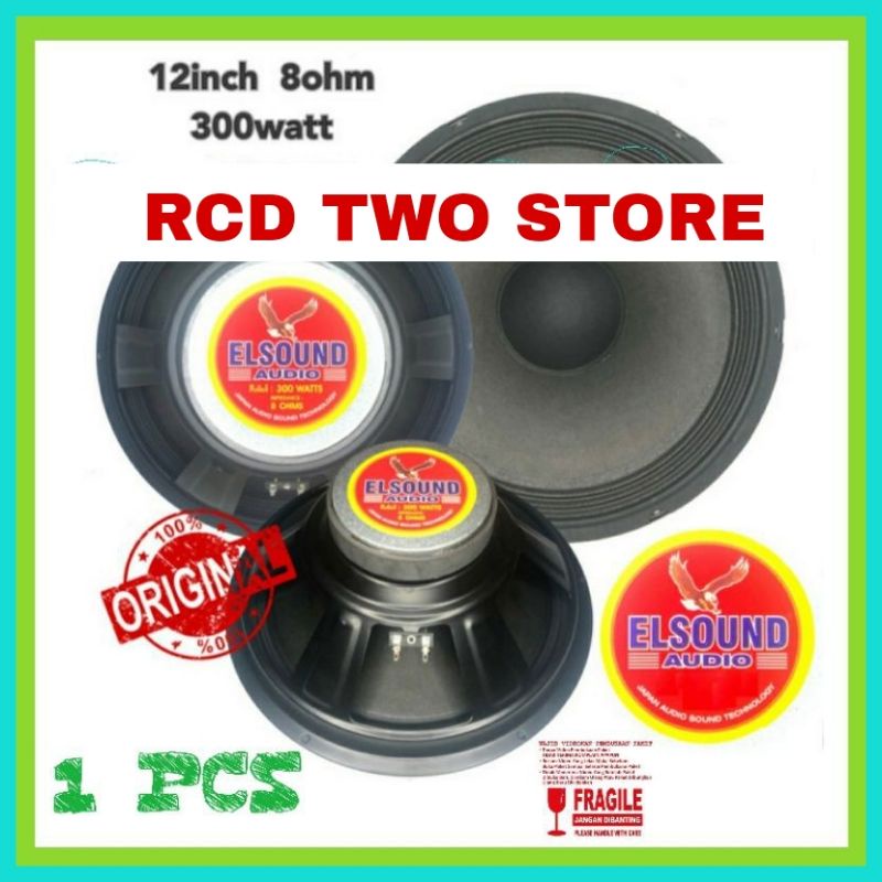 PROMO SPEAKER ELSOUND 12 INCH FULL RANGE COIL BIASA ORIGINAL
