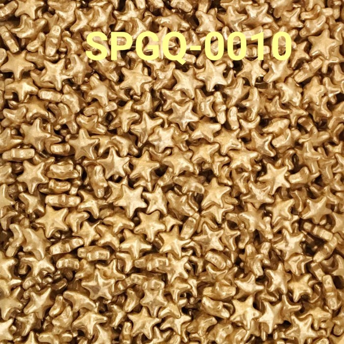 

SPGQ-0010 SPRINKLES SPRINKLE SPRINKEL 250GR BINTANG GOLD EMAS GRATIS ONGKIR