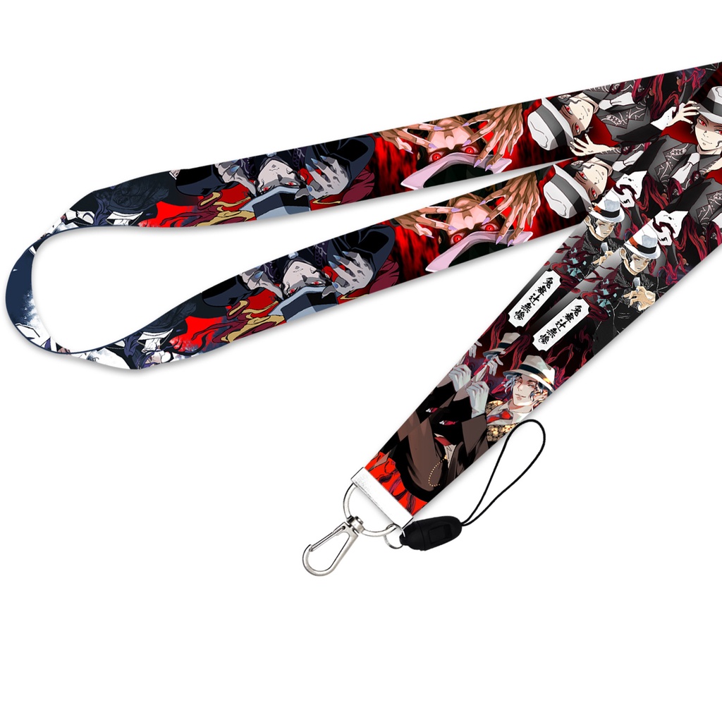 Tali lanyard Panjang Dapat Dilepas Desain Ghost killing blade Untuk Ponsel