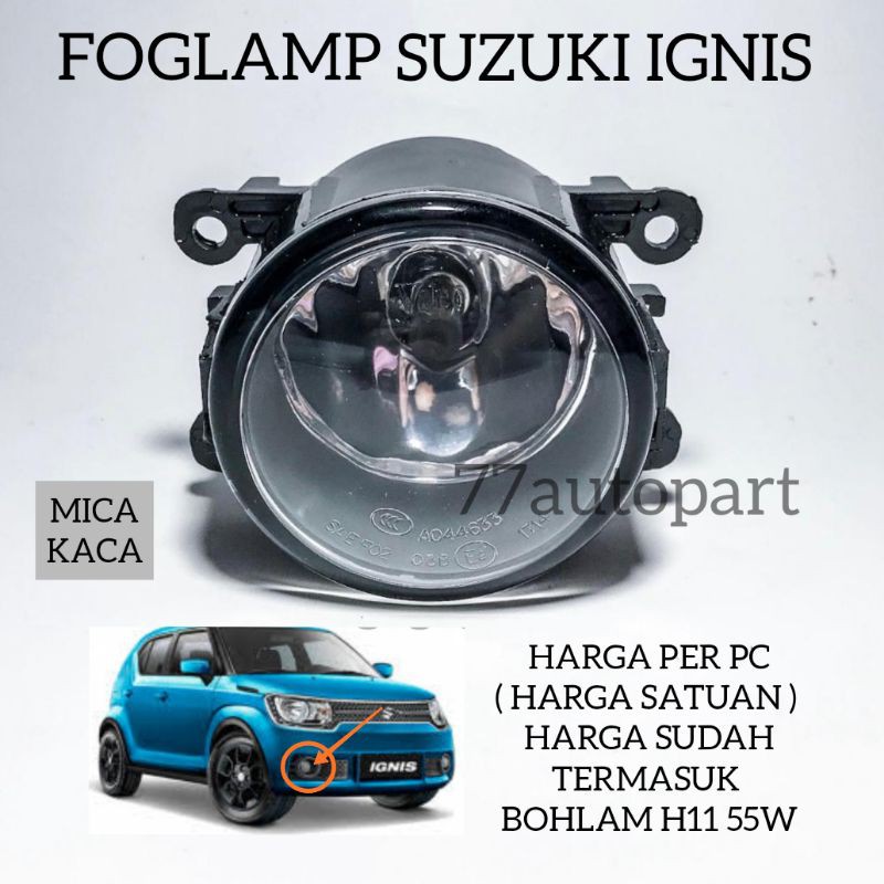 Lampu kabut foglamp suzuki iqnis harga satuan