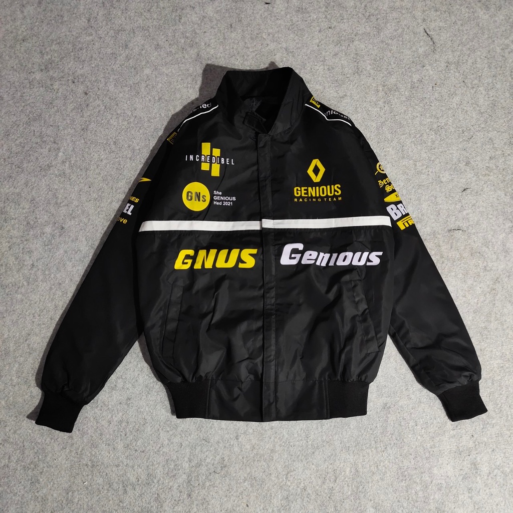 SALVIO HEXIA Original Jacket Nascar Racing GENIOUS Jaket Varsity Pria Wanita Original Termurah SLVHX