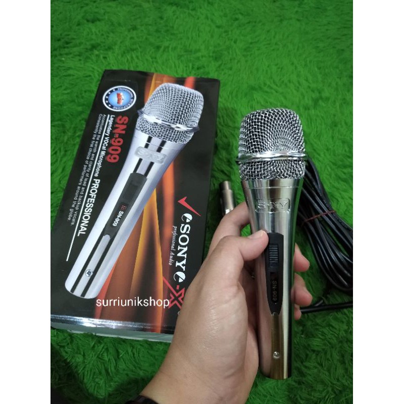 Mic kabel Sony SN909/ Microphone sony stainlees Microphone kabel