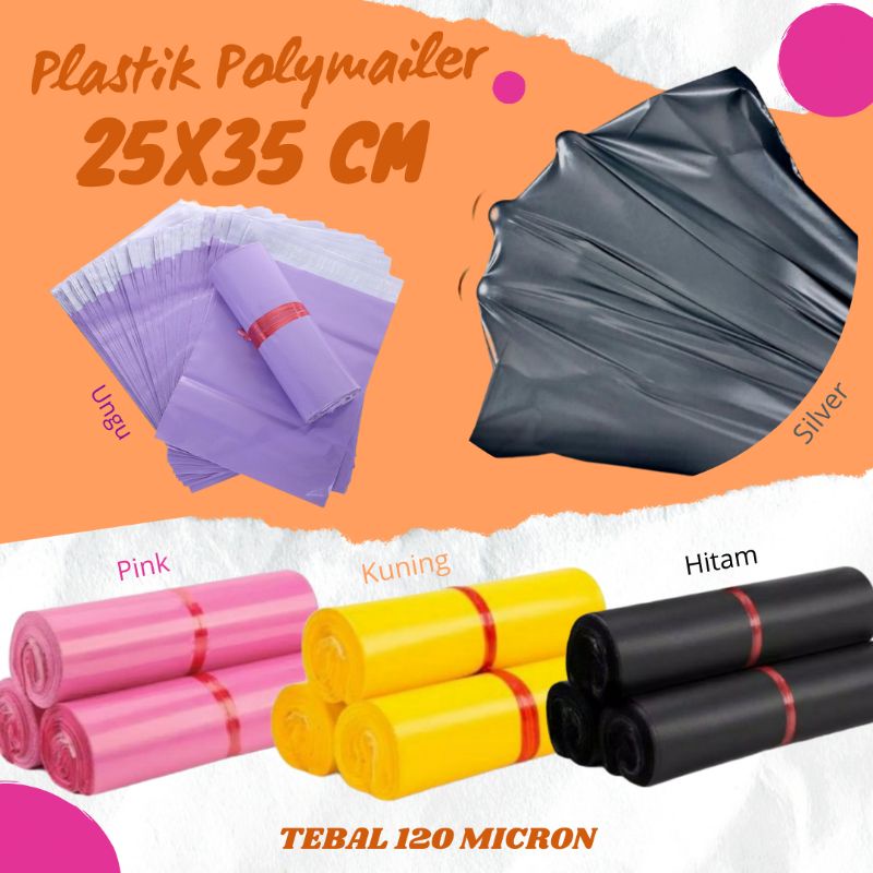 Plastik Packing Polymailer 25x35 Premium Tebal [100 Pcs]