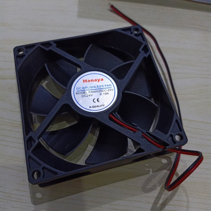 Kipas DC 24V 9x9cm Happy/Klop FAN 24 Volt