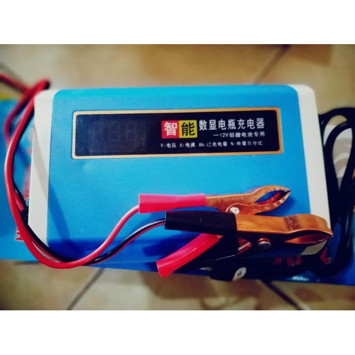 Charger Aki Portable - Aki Mobil - Otomotif Charger Aki / Batere Motor Dan Mobil Portable 6A -