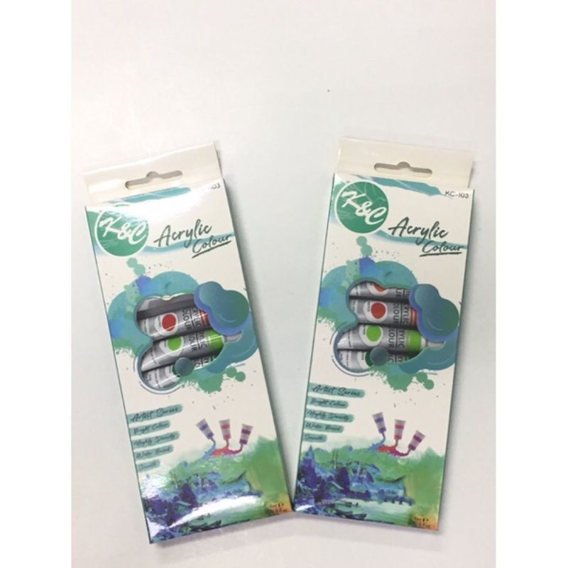 

k&c cat acrylic/akrikik set 12