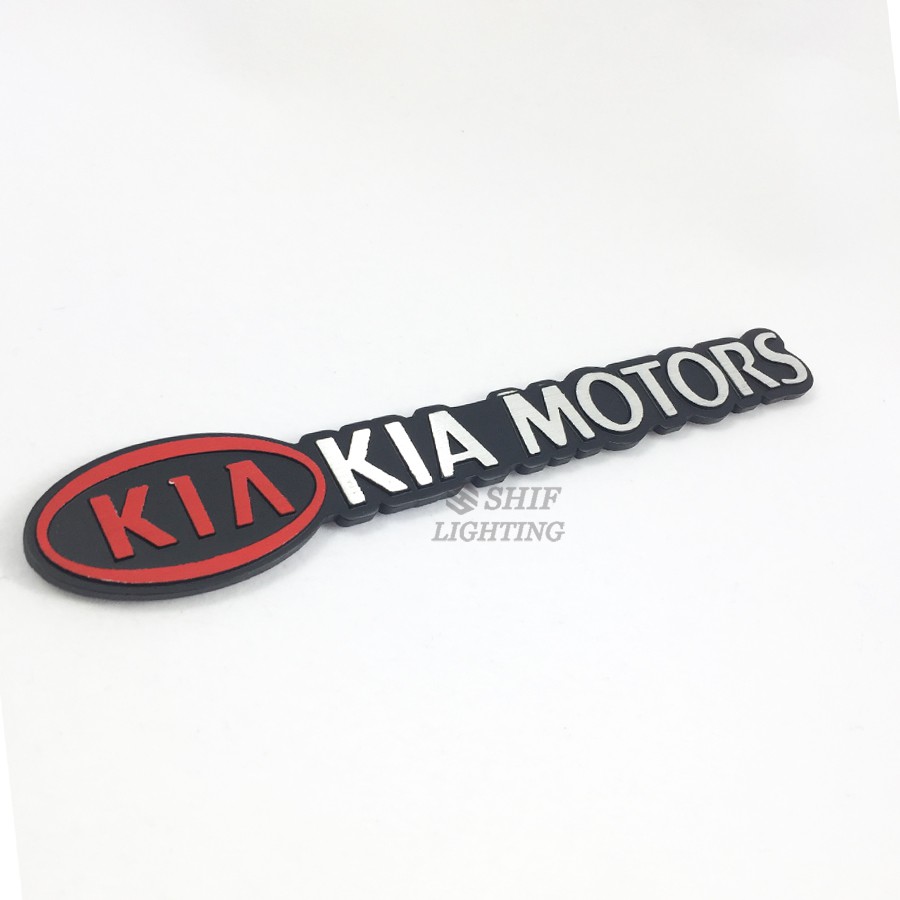 1pc Stiker Emblem Logo KIA Bahan Metal Untuk Mobil