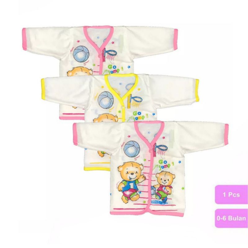 Baju Bayi Panjang Baby New Born Baru Lahir Laki Perempuan Perlengkapan Murah Atasan Cowok Cewek