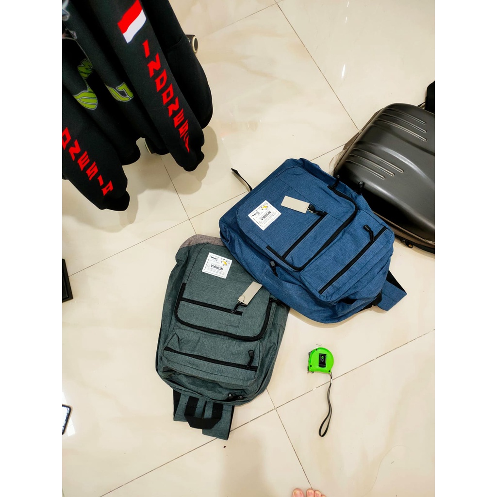 TAS RANSEL TERMURAH . KANVAS TEBAL DALAM SATIN WATERPROOF ANTI AIR