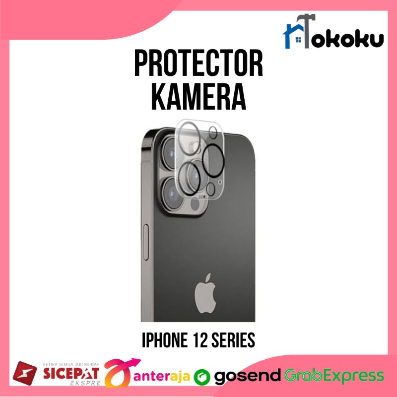 Tempered Glass Kamera iPhone 12 12 Mini 12 Pro 12 Pro Max | Anti Gores Pelindung Lensa HP