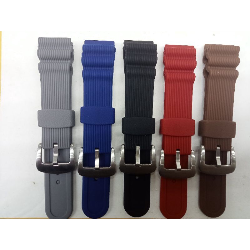 tali jam tangan Seiko size 22 mm rubber strap jam Seiko sport berkualitas