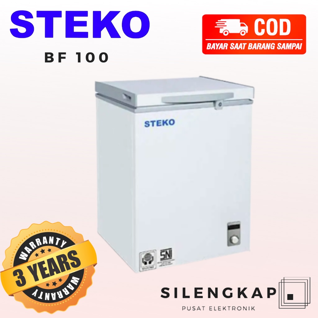 FREEZER BOX DAGING STEKO BF-100 CHEST FREZZER KULKAS DAGING ES BATU