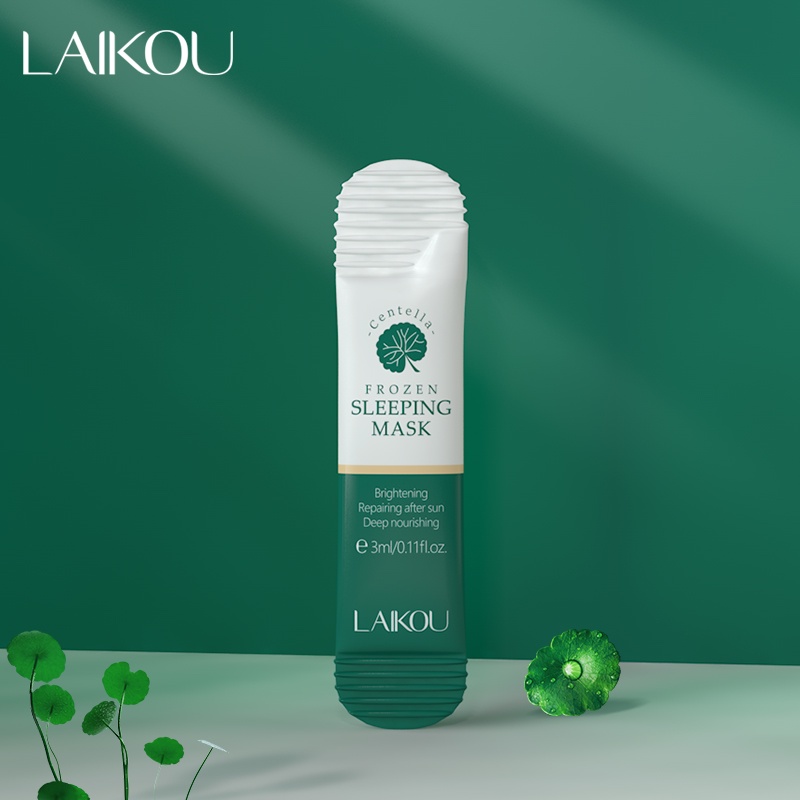 LAIKOU Masker Wajah Centella Asiatica Menenangkan Sleeping Mask Malam Pelembab 1pc