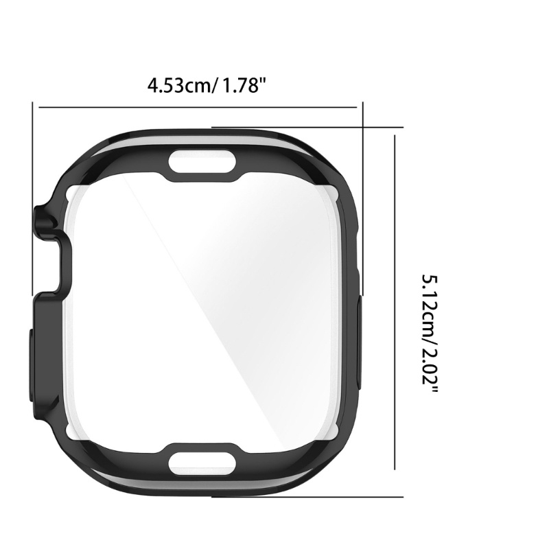 Vivi Casing Pelindung Smartwatch Ultra 49mm Bahan TPU Ringan Tahan Lama Shockproof