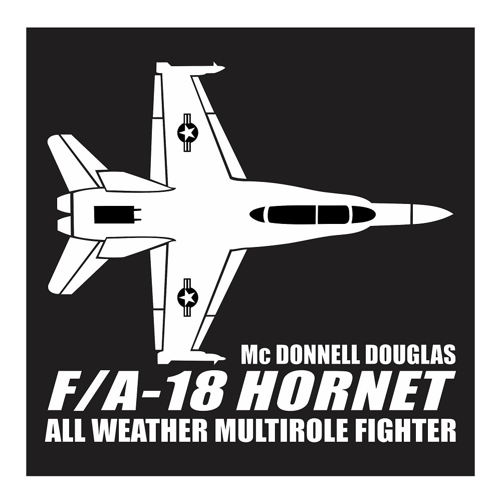 Mc Donnel Douglas F-18 Hornet, Cutting Sticker