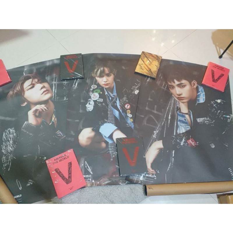 Official Poster Winwin, Ten, Yangyang WayV ATW Awaken the World