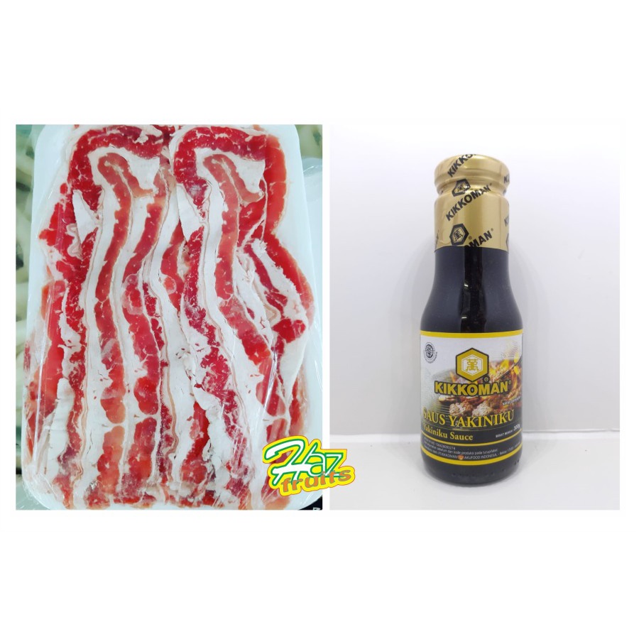 

Us Slice Beef 500 gram + Kikkoman Yakiniku 300 gr