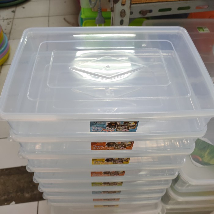 Tempat Donat KECIL- kotak untuk 6 donat KECIL Plastik Nagoya 5215 tantos KECIL