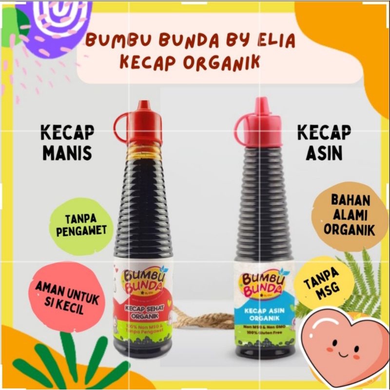 Jual Bumbu Bunda By Elia Kecap MANIS Organik Kecap Organik Slow Cooker ...