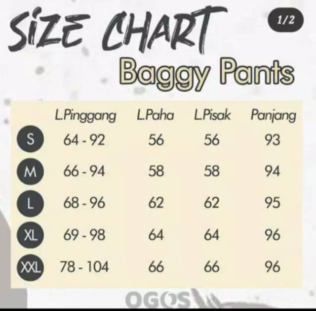 CELANA BAGGY PANTS OGOS