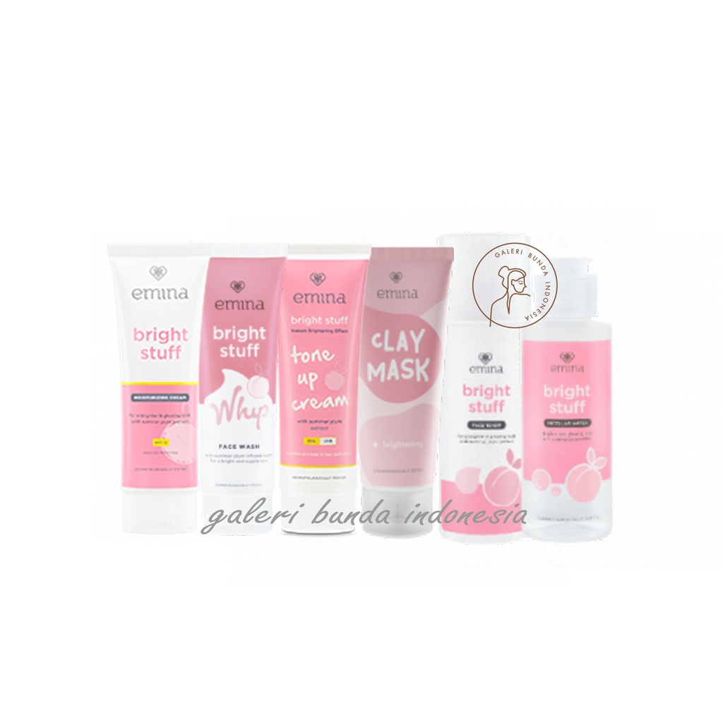 Paket Emina Bright Stuff Whip Double Glowing 1