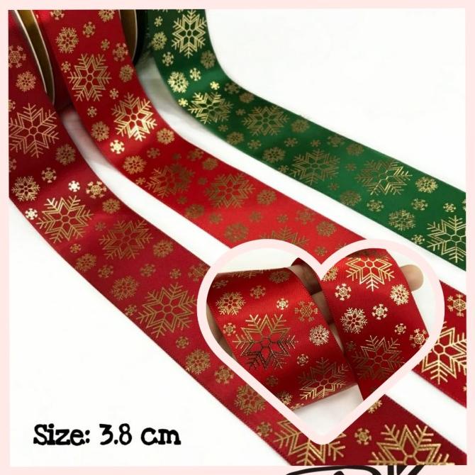 

PITA SATIN SNOWFLAKES | PITA NATAL KADO HAMPERS 3.8 CM (1 1/2")