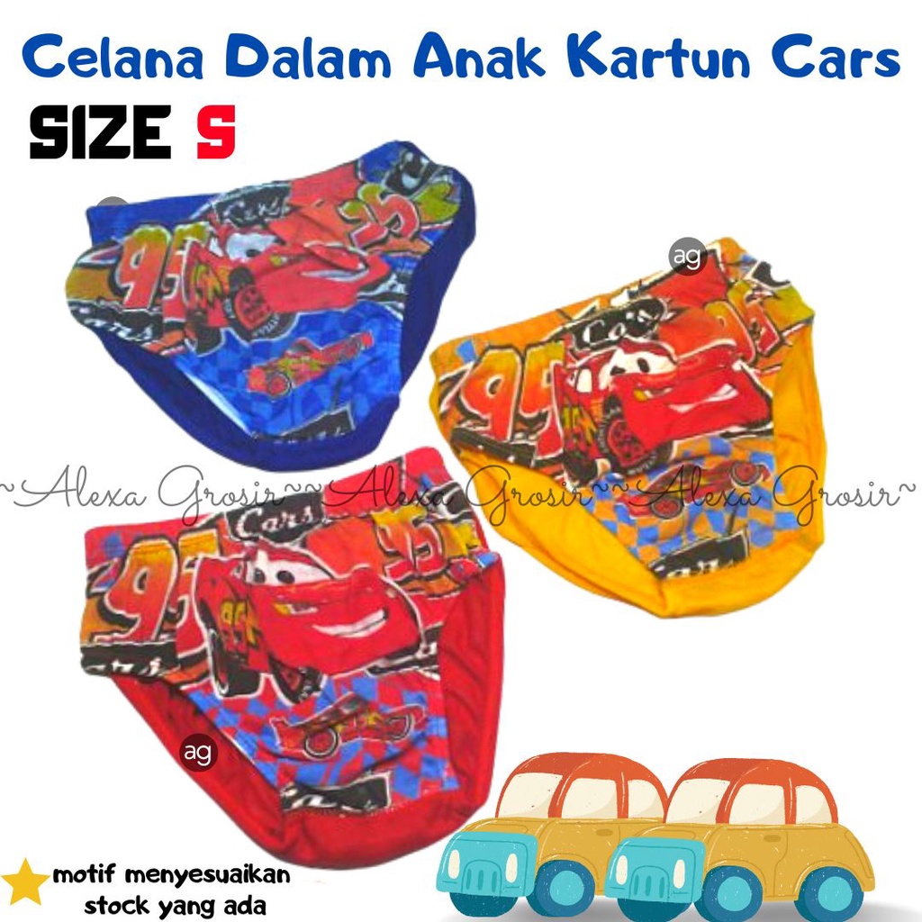 Celana dalam anak 1 Tahun Size S M L XL  BonBon karakter/ cd anak laki-laki /celana dalam anak murah cowok