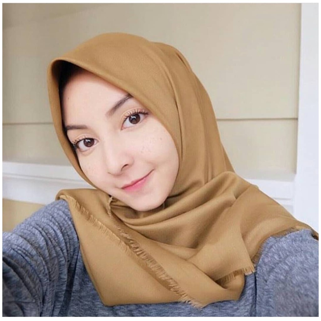 hijab segi empat saudia rawis exclusive katun premium