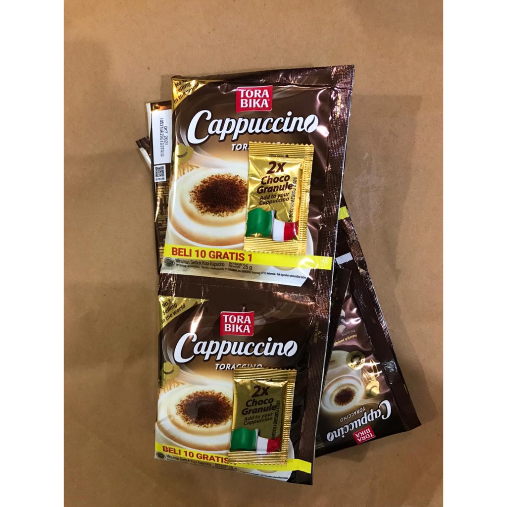 Tora Bika Cappuccino Renteng isi 10 (Kemasan Baru)