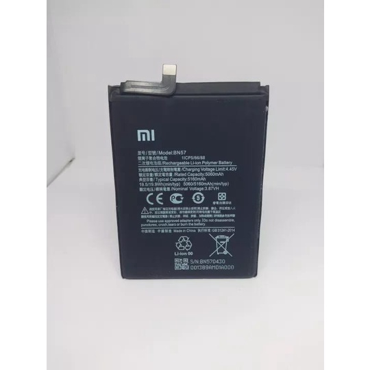 BATERAI BATRE XIAOMI POCO X3 BN57  5060/ 5160 MAH BATRE BN 57 POCO X3 ORIGINAL BATRE