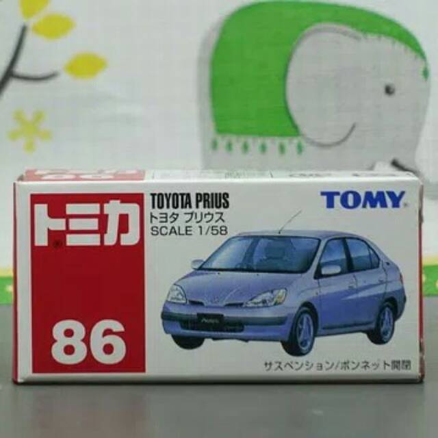 Tomica 86 Toyota Prius Tomy Biru Rare