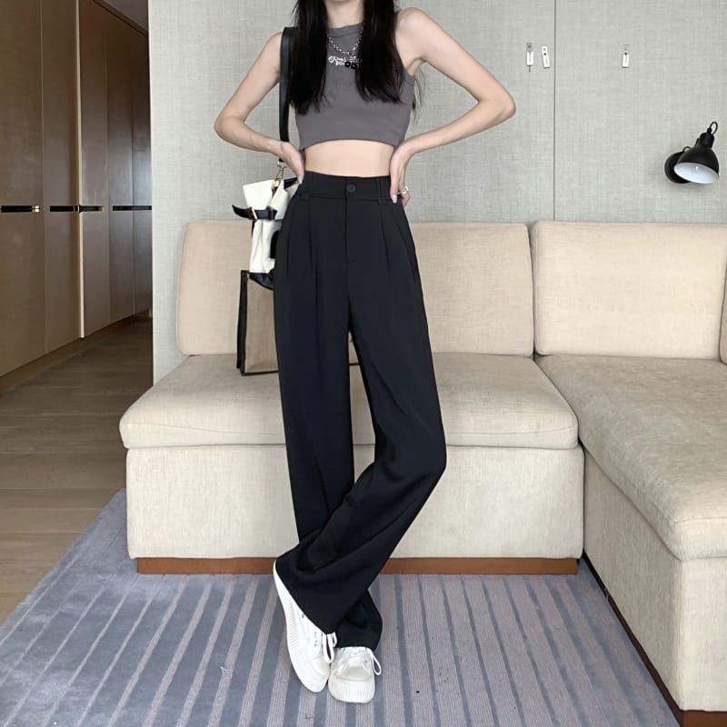 Jennie Loose Pants Highwaist Korean Style