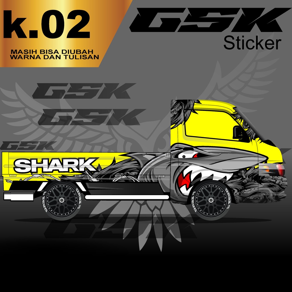 Decal Sticker New Carry Pick Up-Stiker Carry New k.02